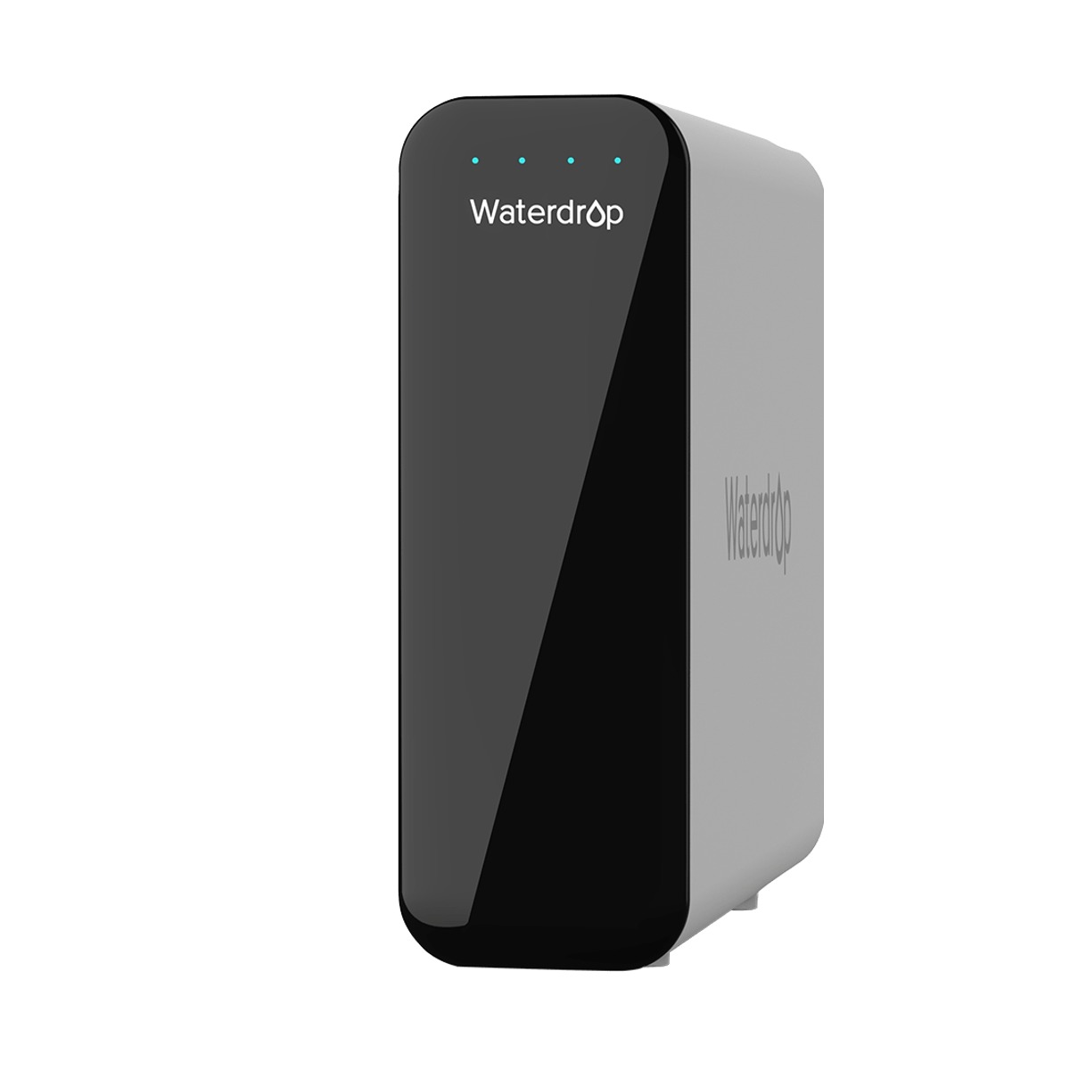 Equipo Waterdrop TSU-W de ultrafiltración con frontal negro y carcasa blanca
