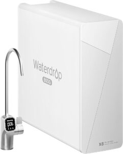 Equipo Waterdrop X8 con su grifo